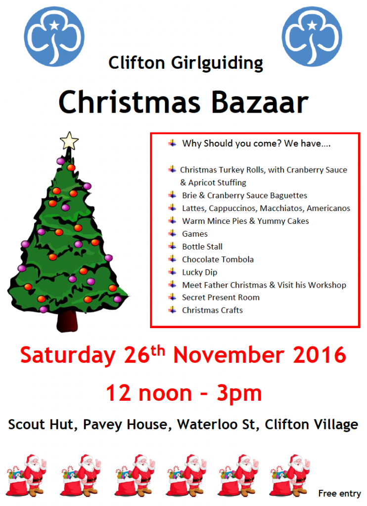 Christmas Bazaar at Scout HQ
